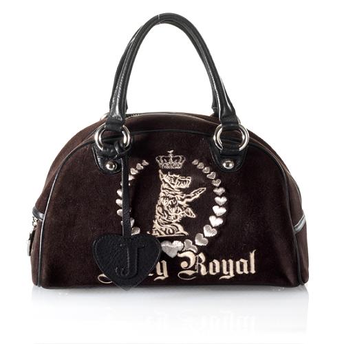 Juicy Couture Velour Bowler Handbag