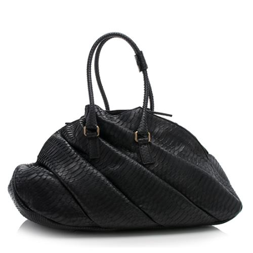 Kenjiikeda Python Handbag