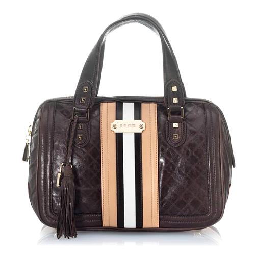 L.A.M.B. Music Fadeout Leather Satchel Handbag