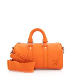 Louis Vuitton Aerogram Leather Keepall XS Duffel Bag