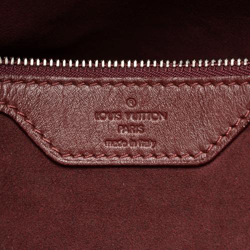 LOUIS VUITTON Bag Antheia Suede Leather Ixia Large Handbag Purse