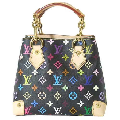 Louis Vuitton Audra Multicolor Black Handbag