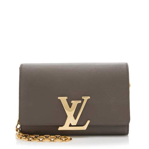 Louis Vuitton Calfskin Chain Louise Shoulder Bag