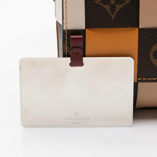 Louis Vuitton Calfskin Check Monogram Twist MM Shoulder Bag