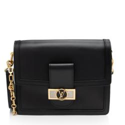 Louis Vuitton Calfskin Dauphine MM Shoulder Bag