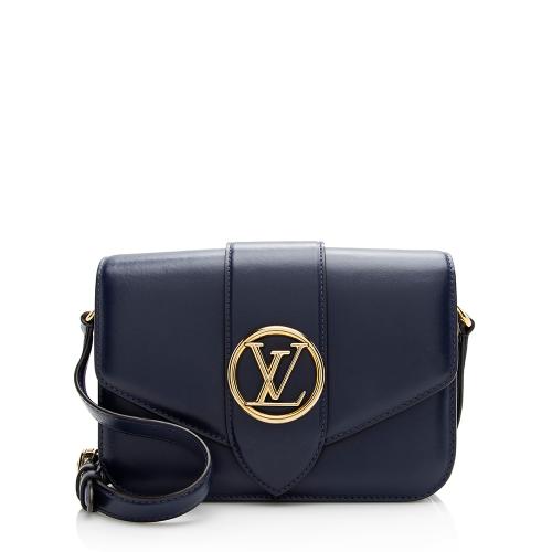 Louis Vuitton Calfskin LV Pont 9 Shoulder Bag