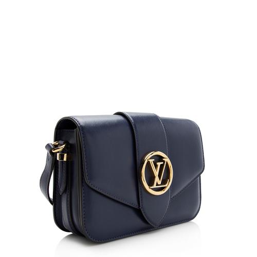 Louis Vuitton Calfskin LV Pont 9 Shoulder Bag