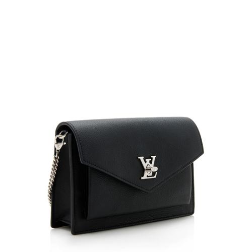 Louis Vuitton Calfskin Lockme Pochette Crossbody Bag