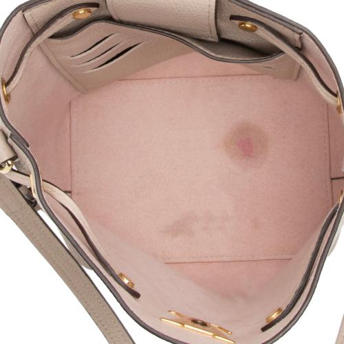 Louis Vuitton Calfskin Nano Lockme Bucket Bag