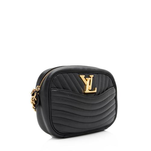 Louis Vuitton Black Calfskin New Wave Long Wristlet Wallet