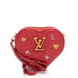 Louis Vuitton Calfskin New Wave Love Lock Heart Shoulder Bag