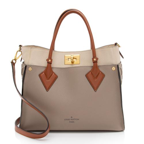 Louis Vuitton Calfskin On My Side MM Tote
