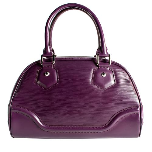 Louis Vuitton Cassis Epi Leather Montaigne Bowling PM Handbag