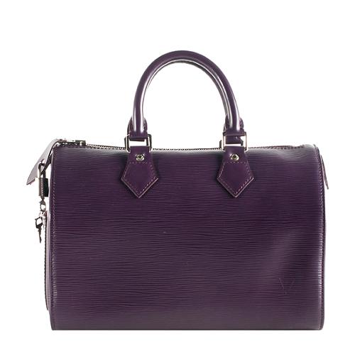 Louis Vuitton Cassis Epi Leather Speedy 25 Satchel Handbag