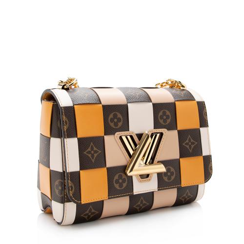 Louis Vuitton Check Monogram Twist MM Chain Shoulder Bag