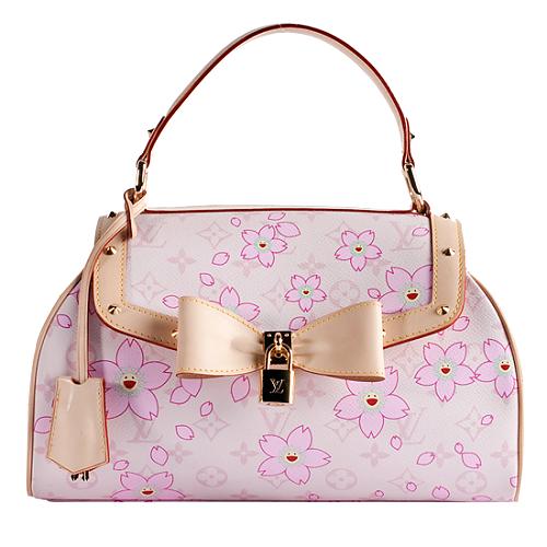Louis Vuitton Cherry Blossom Sac Retro Satchel Handbag