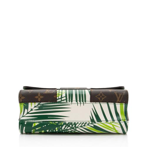 Louis Vuitton Coated Canvas Monogram Palm Twist MM Shoulder Bag