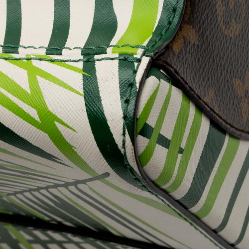 Louis Vuitton Coated Canvas Monogram Palm Twist MM Shoulder Bag