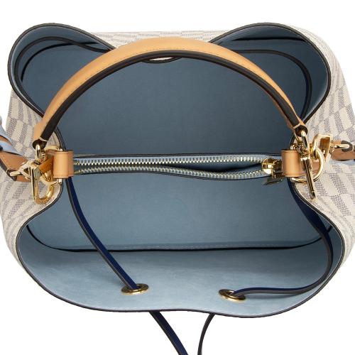 Louis Vuitton Damier Azur Braided Neonoe Shoulder Bag