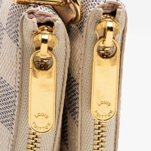 Louis Vuitton Damier Azur Double Zip Pochette