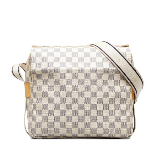 Louis Vuitton Damier Azur Naviglio Messenger Bag, Louis Vuitton Handbags