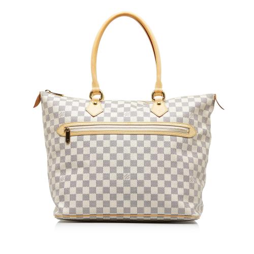 Shop for Louis Vuitton Damier Azur Canvas Leather Saleya MM Bag - Shipped  from USA