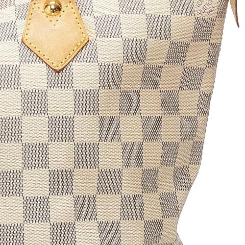 Louis Vuitton Brown, Pattern Print Damier Ebene Saleya PM