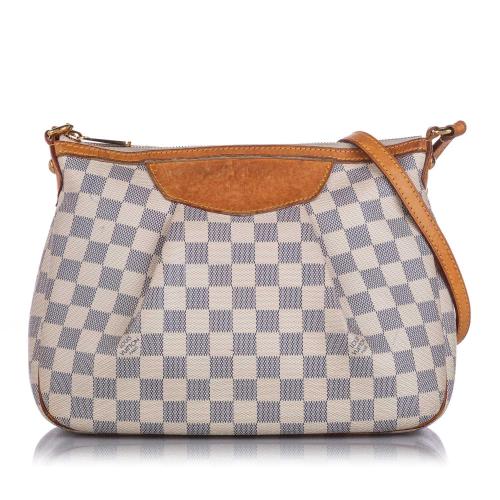 LOUIS VUITTON Damier Azur Siracusa PM Shoulder Handbag - 20% Off