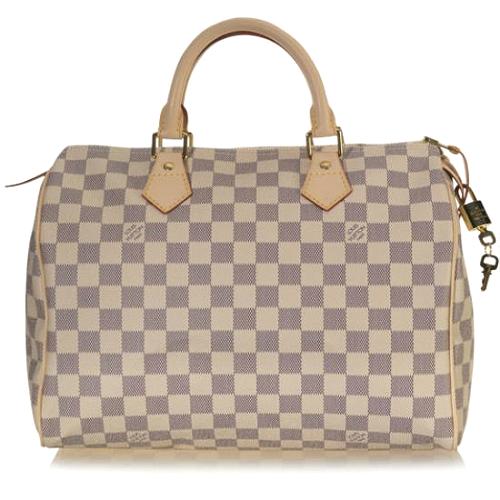 Louis Vuitton Damier Azur Speedy 30 Handbag