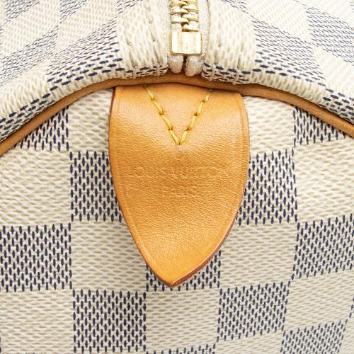 Louis Vuitton Damier Azur Speedy 35 Satchel