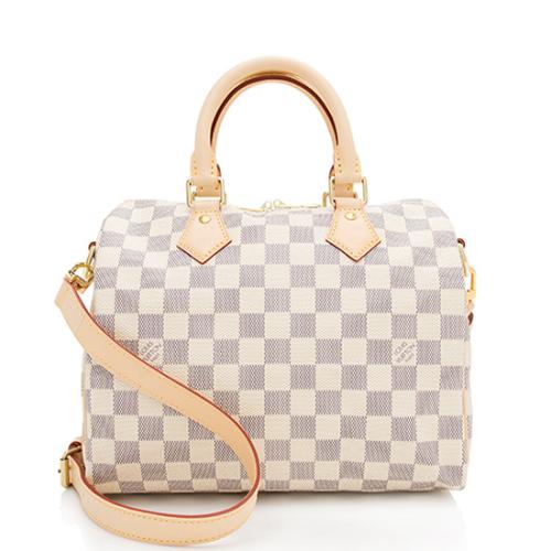 Louis Vuitton Damier Azur Speedy Bandouliere 25 Satchel