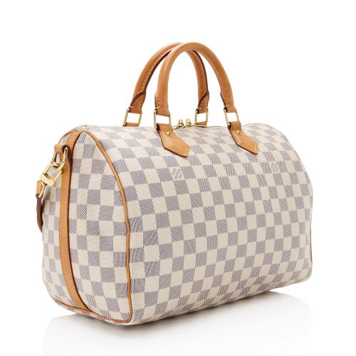 Louis Vuitton Damier Azur Speedy Bandouliere 30 Satchel, Louis Vuitton  Handbags