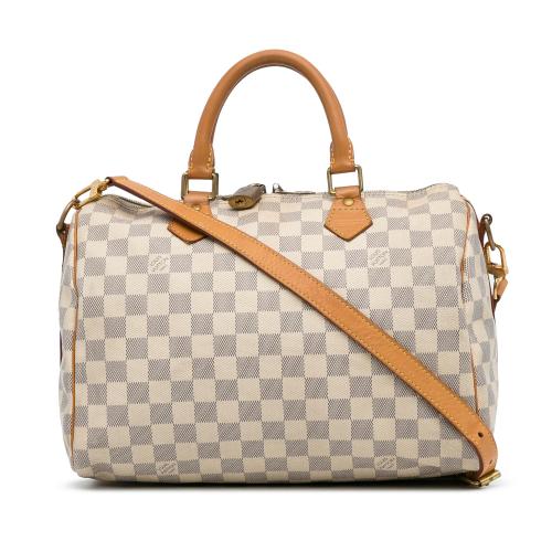 Louis Vuitton Speedy 30 Damier Azur My next big purchase :)  Louis vuitton,  Louis vuitton handbags outlet, Louis vuitton speedy damier