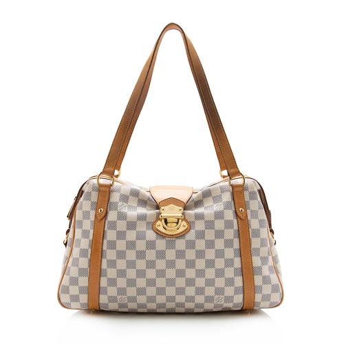 LOUIS VUITTON Stresa PM Shoulder Hand Bag Damier Azur Canvas