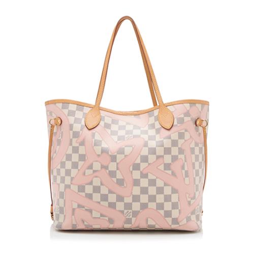 Louis Vuitton Limited Edition Damier Azur Tahitienne Neverfull MM Tote