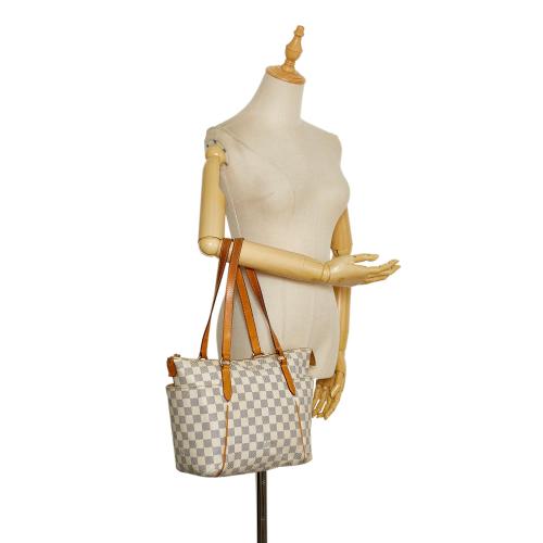 LOUIS VUITTON Damier Azur Totally Pm Shoulder Handbag