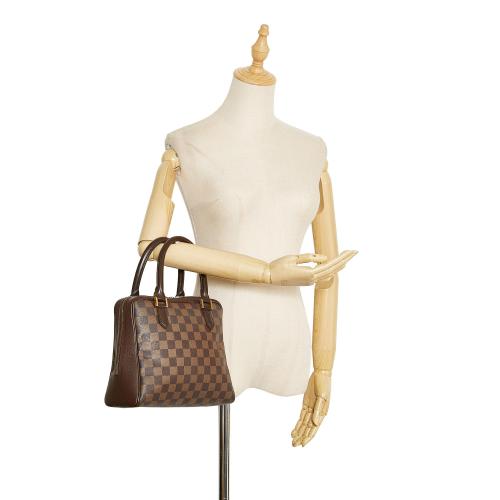 Louis Vuitton Brera Damier Ebene Canvas Top Handle Bag on SALE