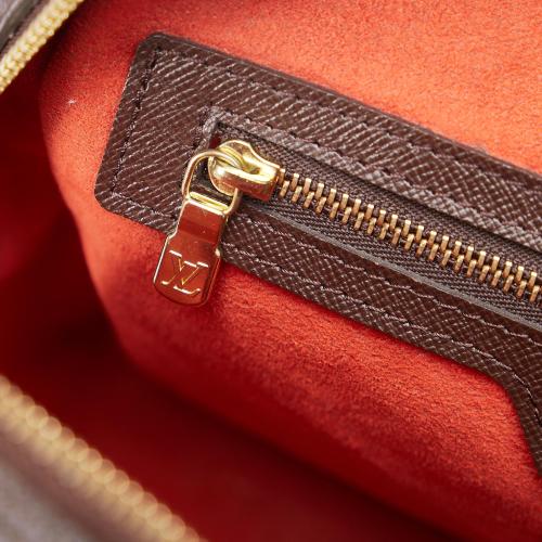 Louis Vuitton Damier Ebene Canvas Leather Brera Handbag Auction