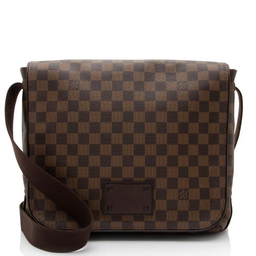 Louis Vuitton Damier Ebene Brooklyn MM Messenger Bag