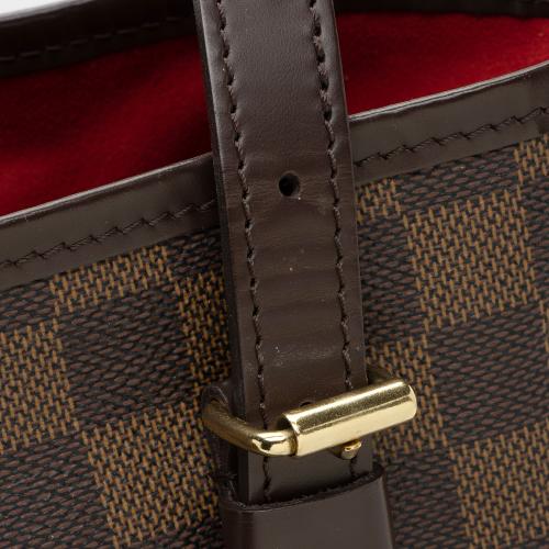 LOUIS VUITTON Damier Ebene Bucket GM Shoulder Bag