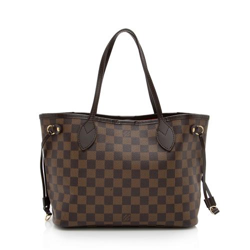 Louis Vuitton Damier Ebene Neverfull PM Tote