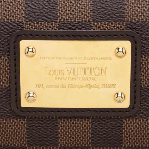 Louis Vuitton Inventeur White/Ivory Canvas Luggage Bag Gold Tone Emblem