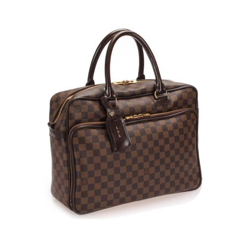 Louis Vuitton Icare Damier Ebene Briefcase Bag Brown