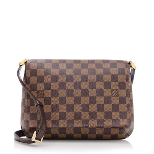 Louis Vuitton Damier Ebene Musette Tango Shoulder Bag, Louis Vuitton  Handbags