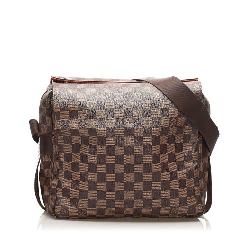 Louis Vuitton Naviglio In Ivory Canvas Damier Azur Auction