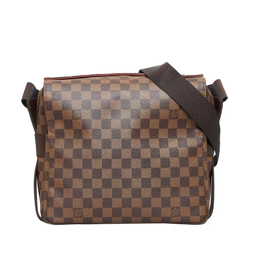 Louis Vuitton Brown, Pattern Print Damier Ebene Naviglio