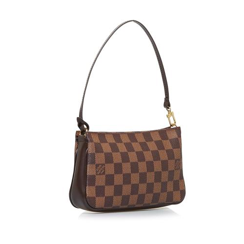 LOUIS VUITTON Damier Ebene Navona Pouch Handbag - 20% Off