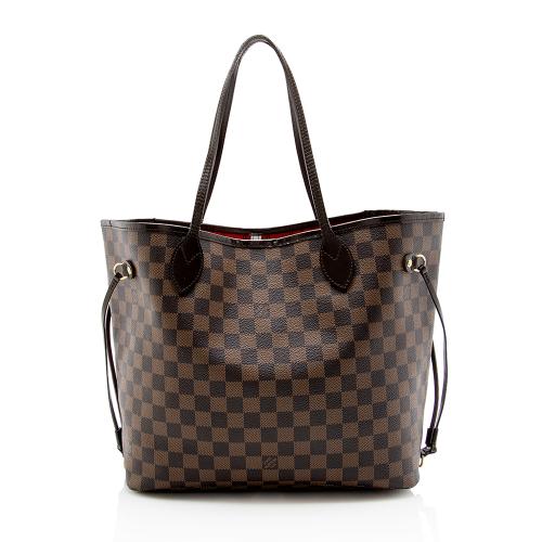 Louis Vuitton Damier Ebene Neverfull MM Tote