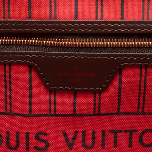 Louis Vuitton Damier Ebene Neverfull MM Tote