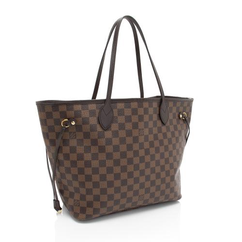 Louis Vuitton Damier Ebene Neverfull MM Tote